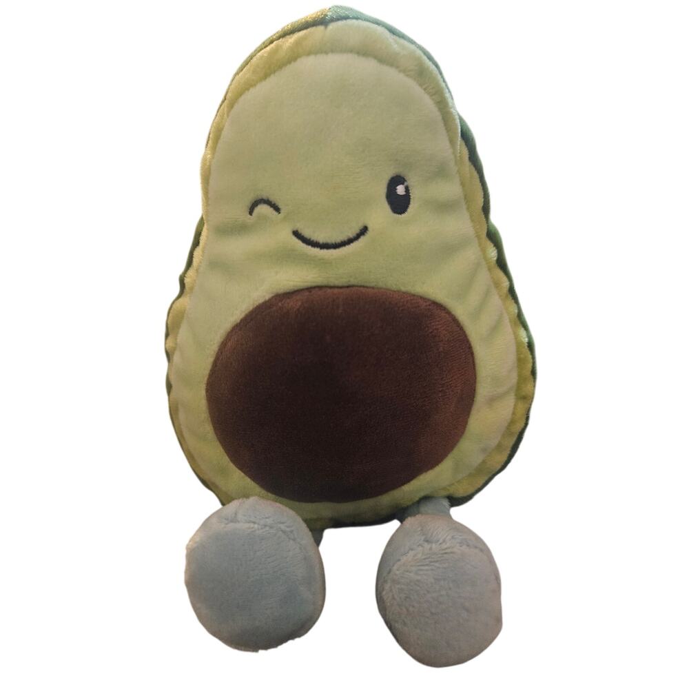 Gigglescape Plush Winking Avocado Stuffed Toy NEW 6.5'' Giggle Scape